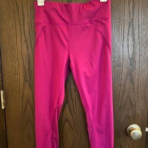Fabletics magenta leggings